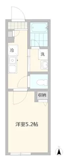 ラフィネ阿佐ヶ谷A【1階】の間取り