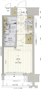 レジュールアッシュ桜宮エクシード【3階】の間取り