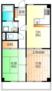 青山コーポA【3階】の間取り
