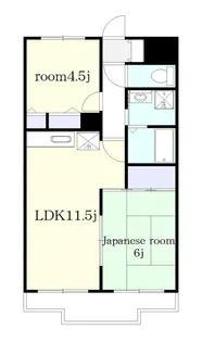 シンワセントラルハイム【4階】の間取り