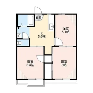 ガーデンパレス石和B棟【2階】の間取り