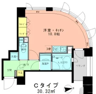ラフィネジュ学芸大学【4階】の間取り