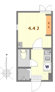 サンフラワーガーデン上落合【1階】の間取り