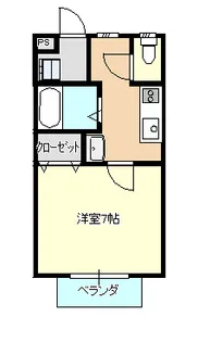 プラザアテンシア【1階】の間取り