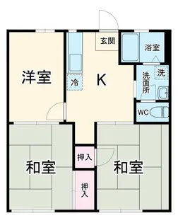メゾン南風【1階】の間取り