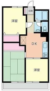 ヴァンベール鈴木【1階】の間取り