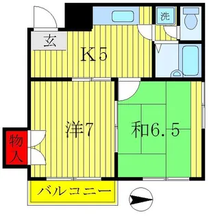 グランレッドI【2階】の間取り