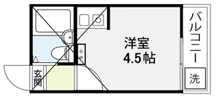 レオパレス滝野川【2階】の間取り