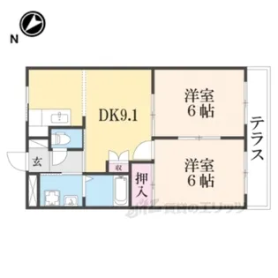 ハッピーガーデン【2階】の間取り
