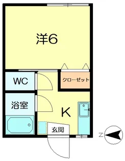 パレスハイツ【2階】の間取り