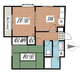 アルカディア EZ【2階】の間取り