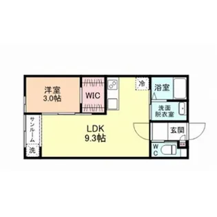 FIRST SQUARE【1階】の間取り