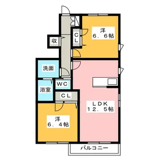 アイリス G棟【1階】の間取り