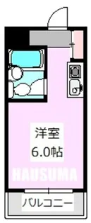 エルミ千駄木【1階】の間取り