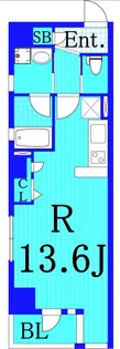 アンリジェール【6階】の間取り
