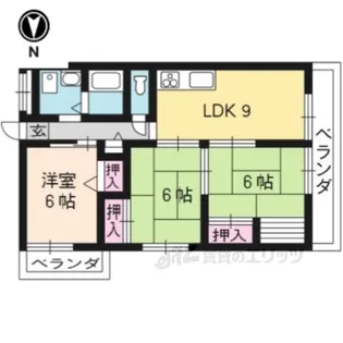 菊ビル【4階】の間取り