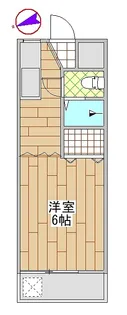 フラワーハイツ【1階】の間取り