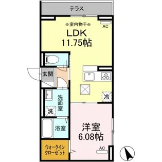 カーサ門源【2階】の間取り