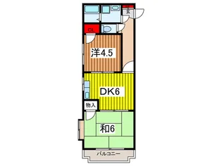 サンハイツ上小【1階】の間取り
