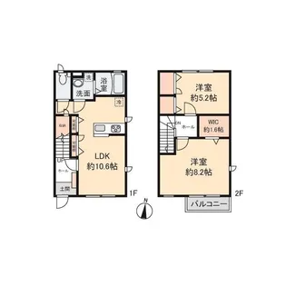 Maison de FAVEUR K【1階】の間取り