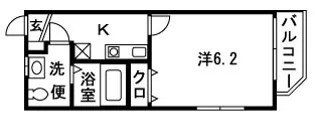 ルナ・アイル【1階】の間取り