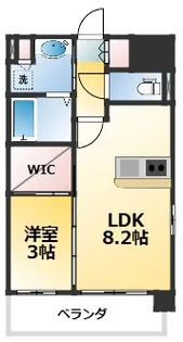 Luxe新大阪6【7階】の間取り