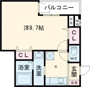 フジパレス鳳中ノース【1階】の間取り