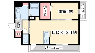 エストレージャ【1階】の間取り