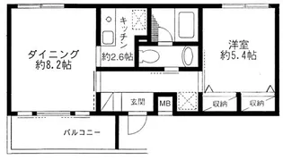doppio瀬田【3階】の間取り