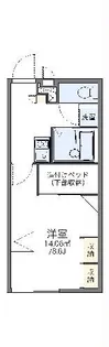 レオパレスサニースクエアーC【2階】の間取り