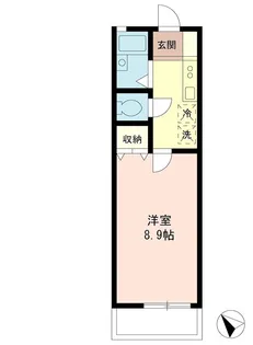 B・キャッスル【1階】の間取り