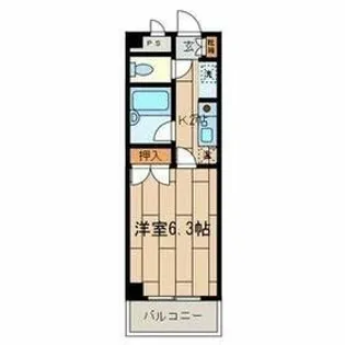 ビレッジコア八王子【3階】の間取り