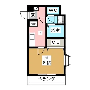 プレジオ新吉田【2階】の間取り