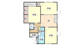 コスモス97【3階】の間取り