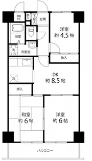 T’s garden蕨III【2階】の間取り