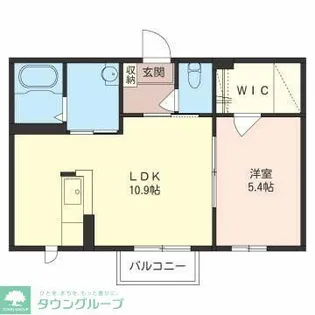 ワイコロアヴィレッジH【2階】の間取り