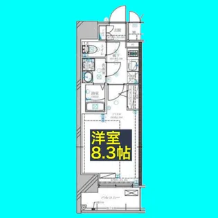 ディアレイシャス名古屋太閤通IV【3階】の間取り
