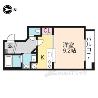 Requie深草【4階】の間取り