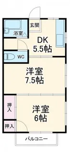 ポルポーラB【2階】の間取り