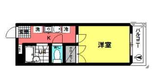 ハイムあや【1階】の間取り