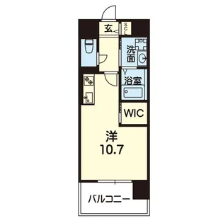 ライズ健軍参道【2階】の間取り