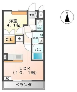 サンクチュアリV【2階】の間取り