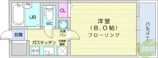 サンパーク・14【4階】の間取り