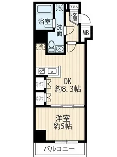 セジョリ大山【3階】の間取り