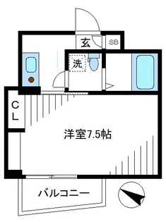 サンセーヌ宮崎【3階】の間取り