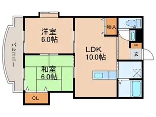 MIMOSA【2階】の間取り