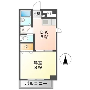 サンライフ 古川II【2階】の間取り