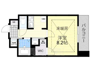 カデンツァ我孫子【3階】の間取り