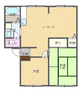 ハイツルミネ【1階】の間取り
