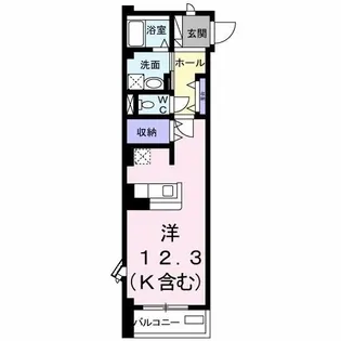 メゾンド【2階】の間取り